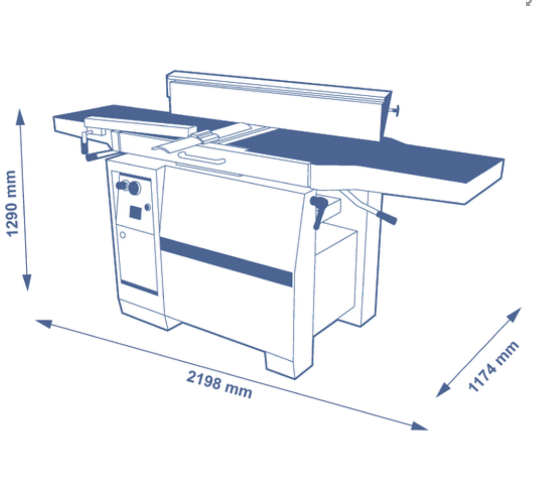 SCM minimax fs 41es 16 Jointer Planer 1 Phase 3 Phase 360 Degree Machinery LLC