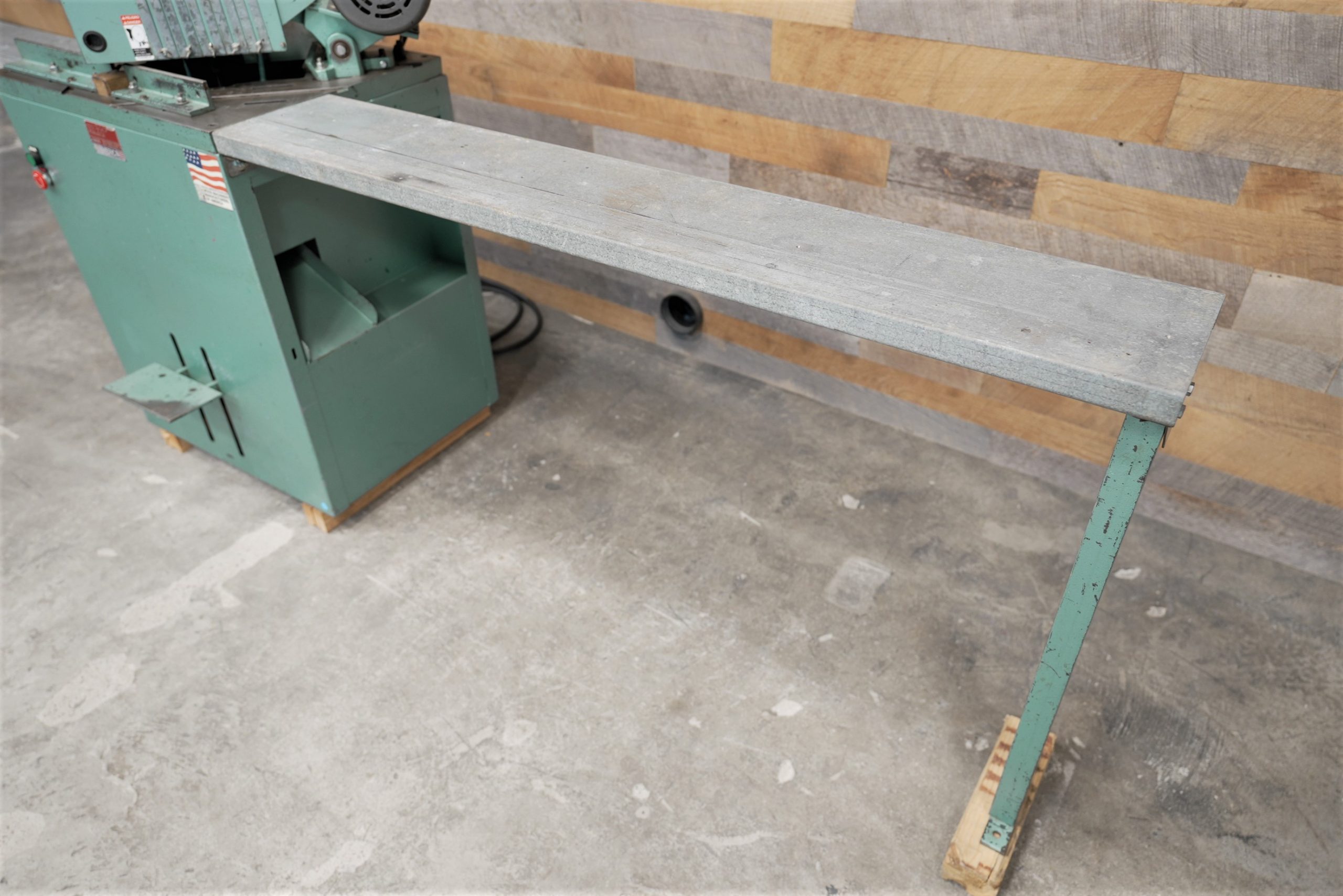 CTD D45 Double Miter Saw W/Infeed/Outfeed Tables | 360 Degree Machinery LLC