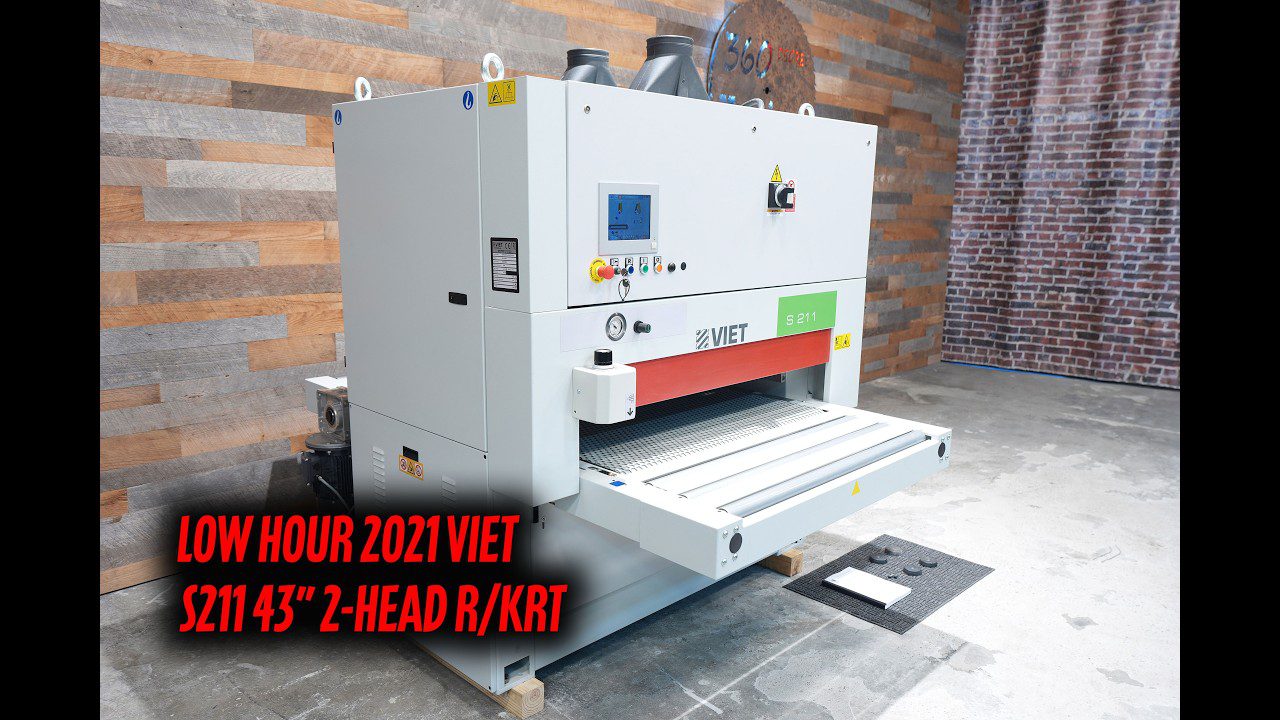 2021 Biesse Viet S211 43″ 2-Head R/KRT (57 Hours/Run Time)