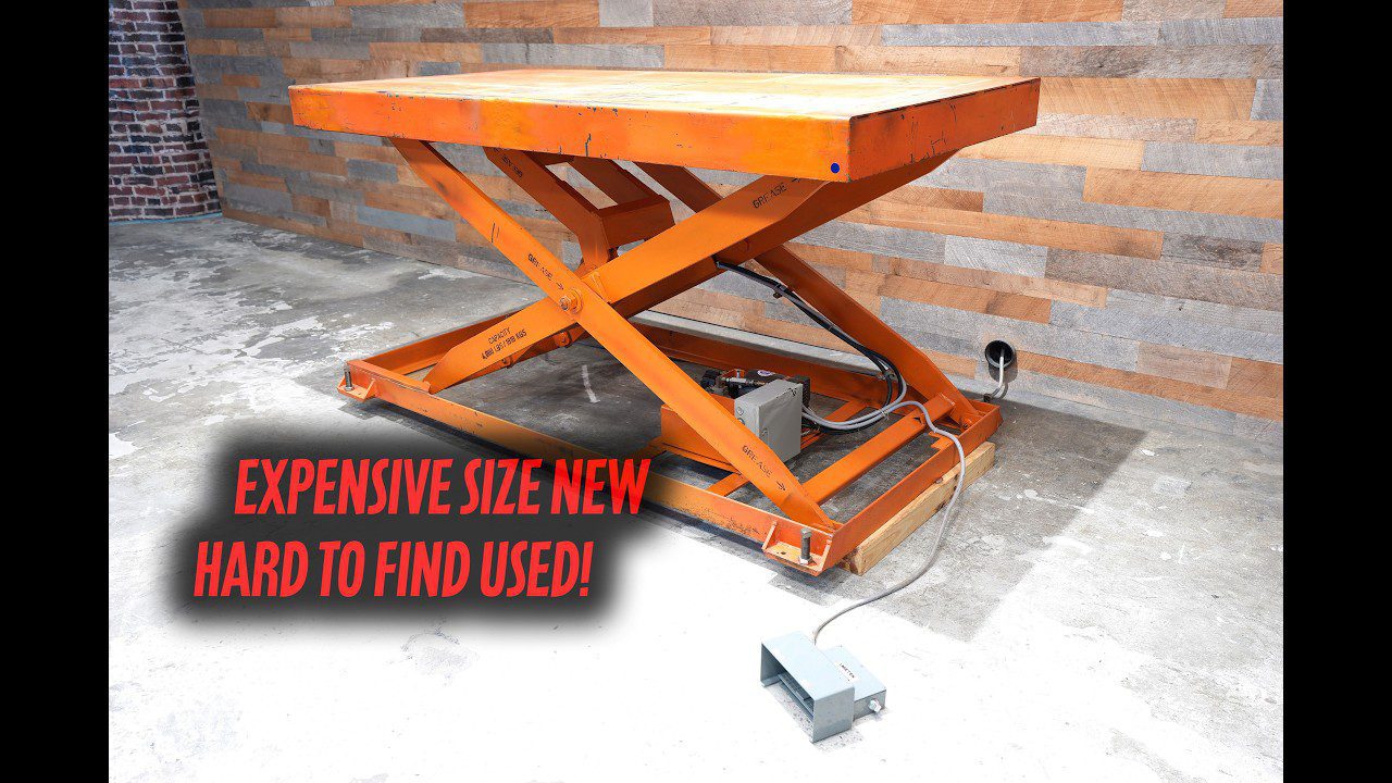 Presto 4′ X 8′ 4,000 LB Capacity Lift Table