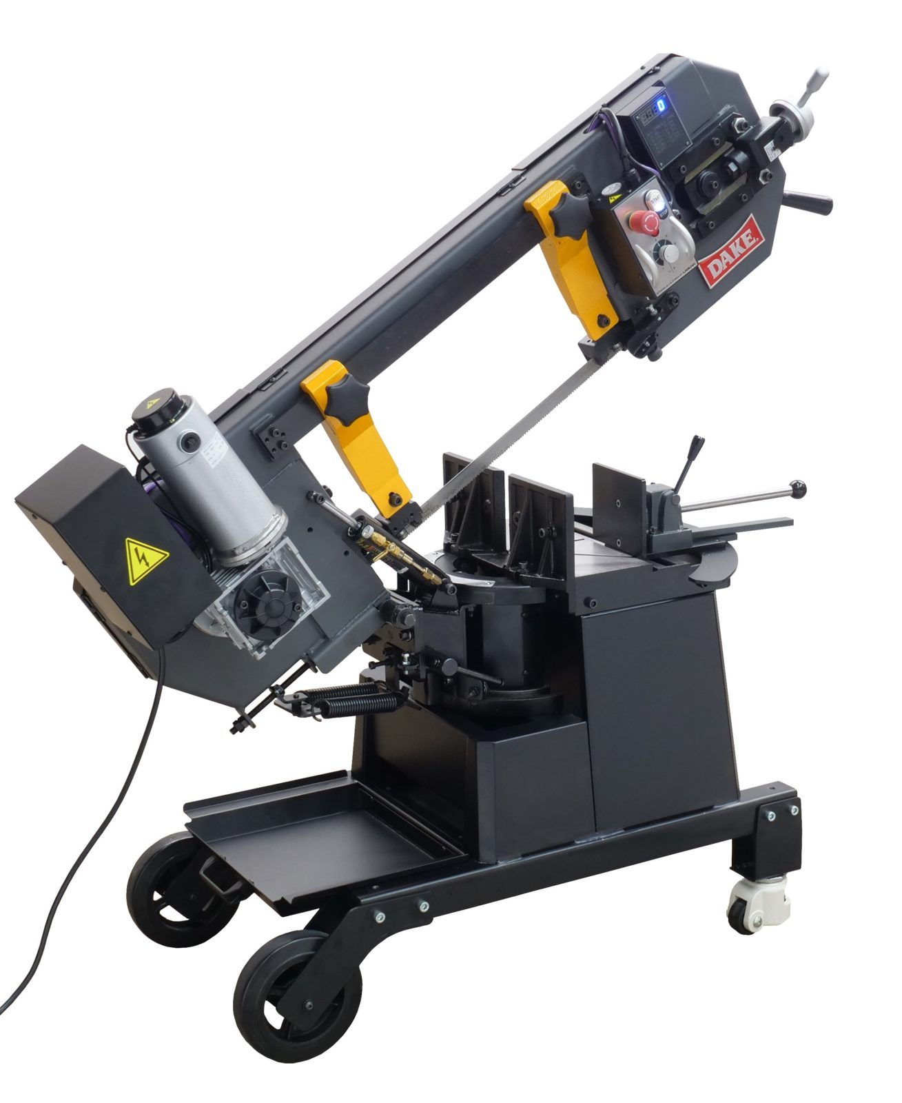 Dake Dual Mitering Horizontal Bandsaw | 360 Degree Machinery LLC image.