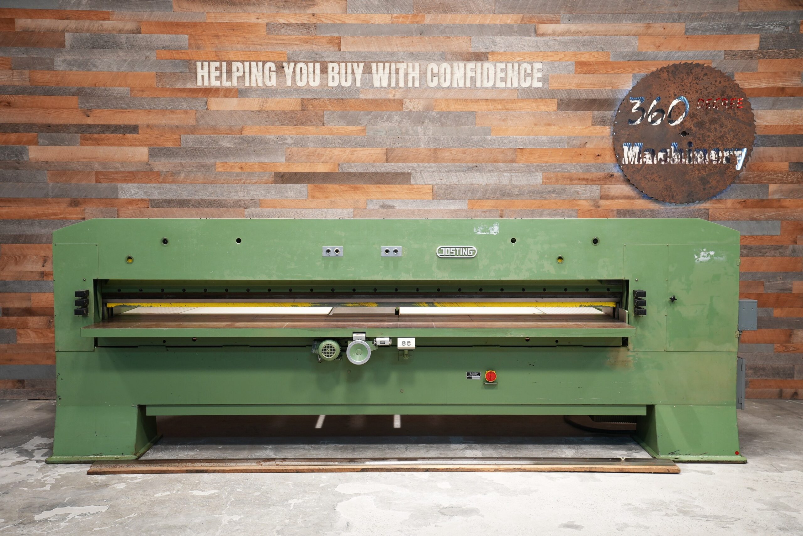 Josting EFS 3600 Veneer Guillotine | 360 Degree Machinery LLC