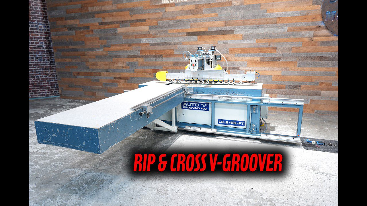 Auto V Grooving Inc LG-2SS-FT Multi Head Linear V-Groover