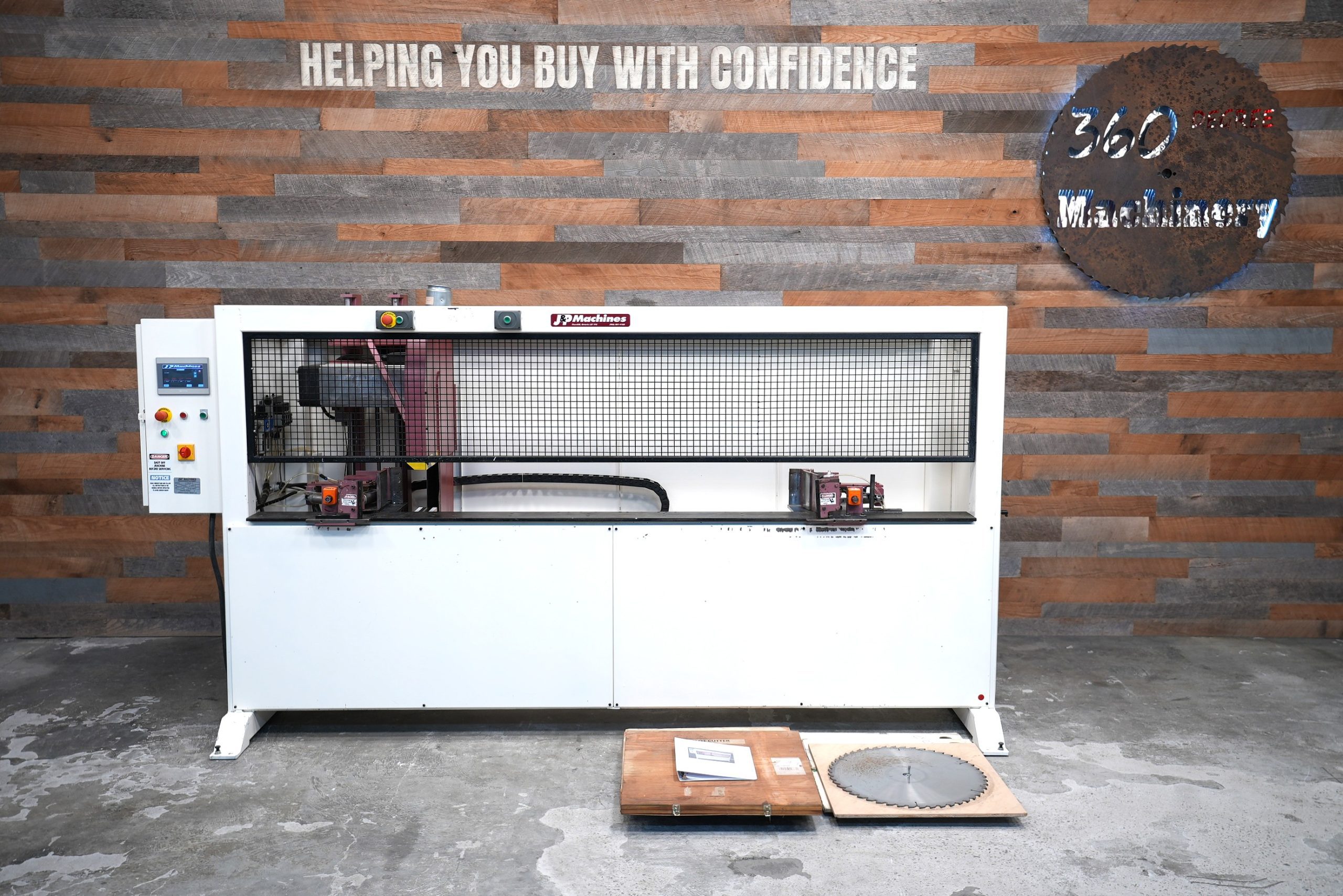 P Machine 2021 J&P Machines CNC Slot/Groover Cutting Machine (Interlocking ...